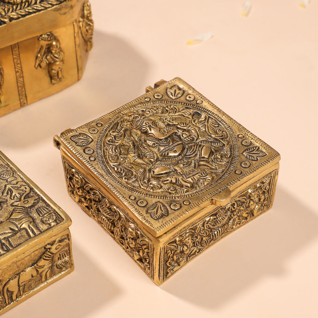Brass Antique Multipurpose Box