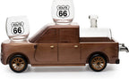 Pickup Truck Wine & Whiskey Decanter -500 ml & Two 12 Oz Route 66 Glasses The Wine Savant - Alaska Gifts, Dad Driver Trucker Gifts, Truck, Truck Decor, Gifts for Car Enthusiasts