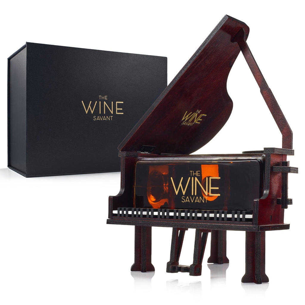 Piano Shaped Whiskey & Wine Decanter - 25OZ Pianist Instrument Unique Decanter Set with Beautiful Gift Box, Gift for Instrumentalist, Music Lover, Orchestra, Musicals, Broad Way Keyboard Enthusiasts