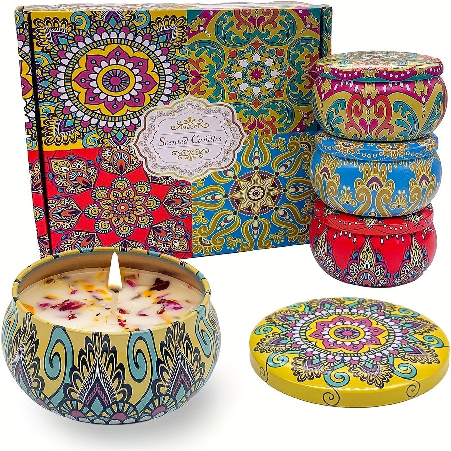 NNETM Decorative Scented Candle Set (4 pcs)