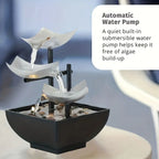 Cast Iron Tabletop Water Fountain with Automatic Pump