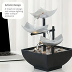 Cast Iron Tabletop Water Fountain with Automatic Pump