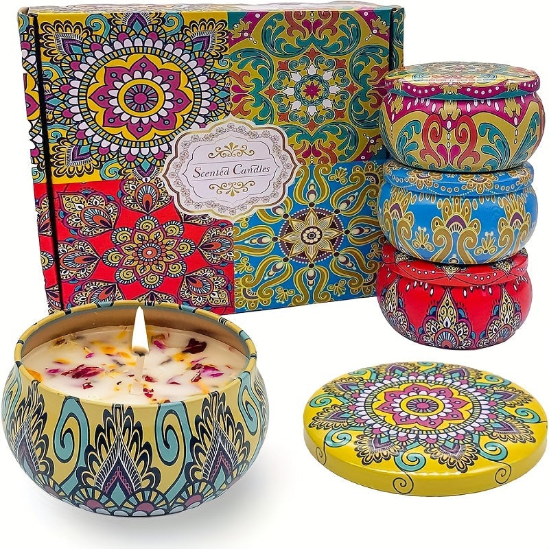 NNETM Decorative Scented Candle Set (4 pcs)